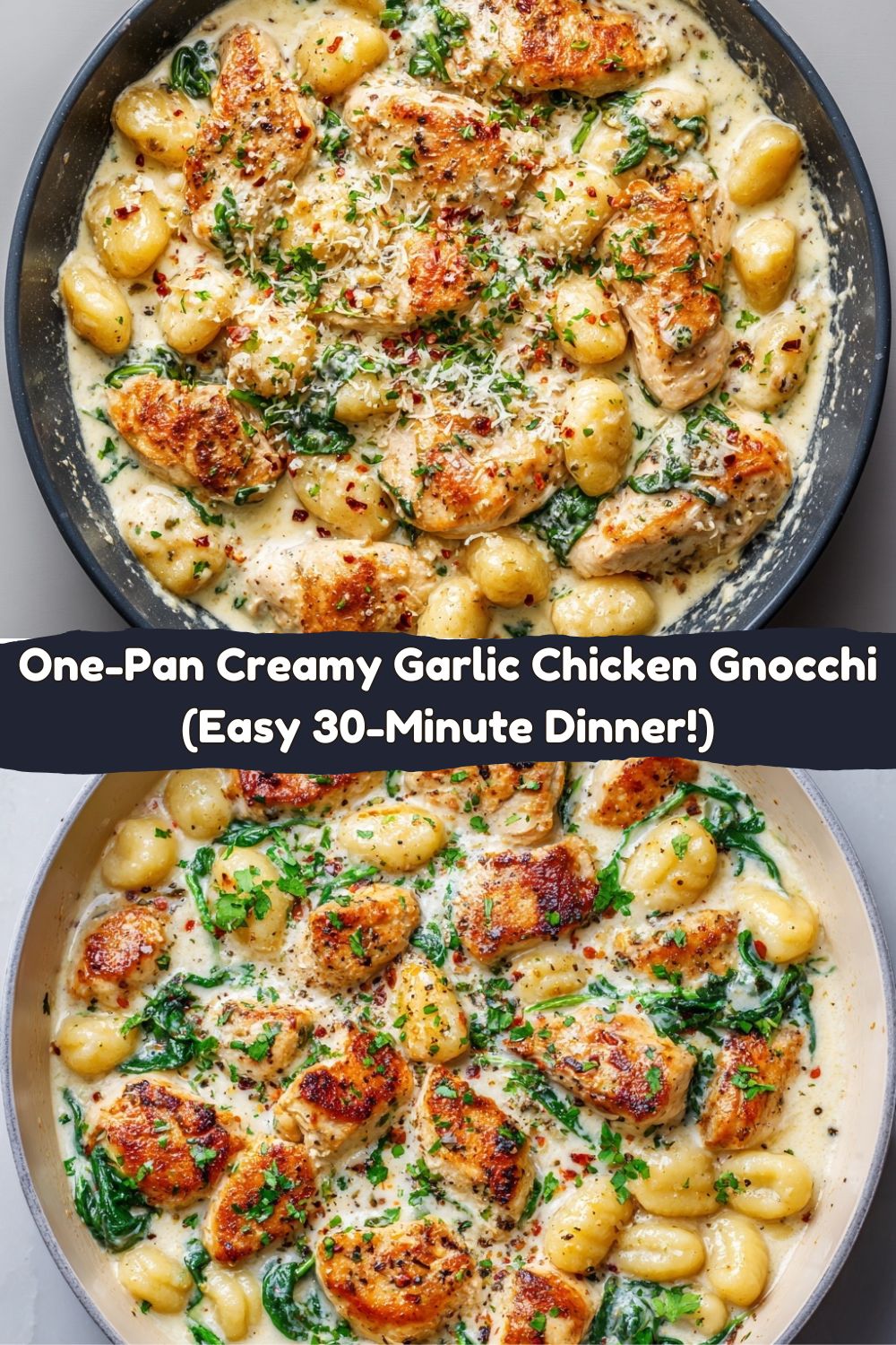 Creamy Garlic Chicken Gnocchi