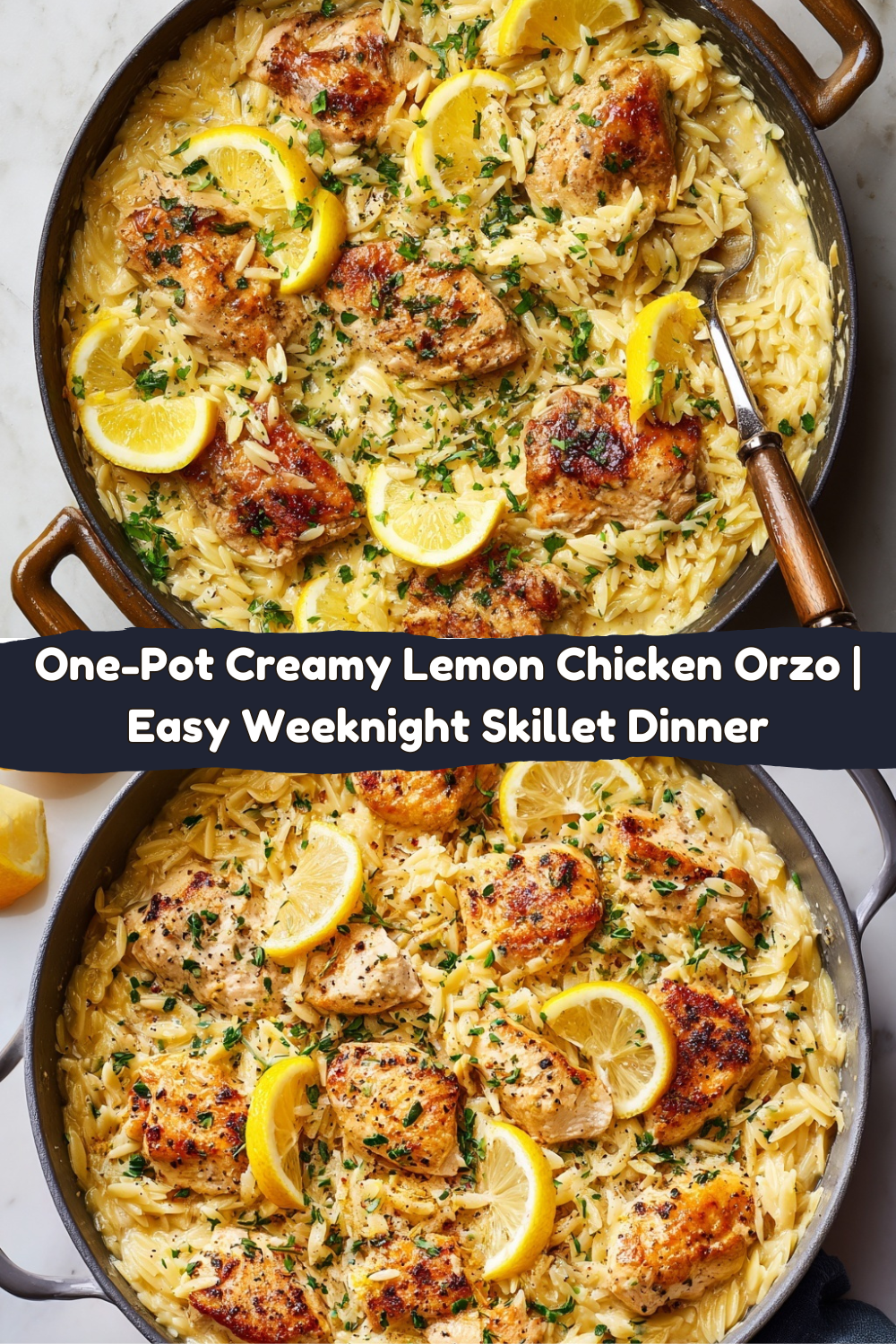 Creamy Lemon Chicken Orzo