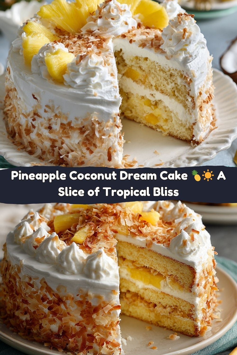 Pineapple Coconut Dream Cake