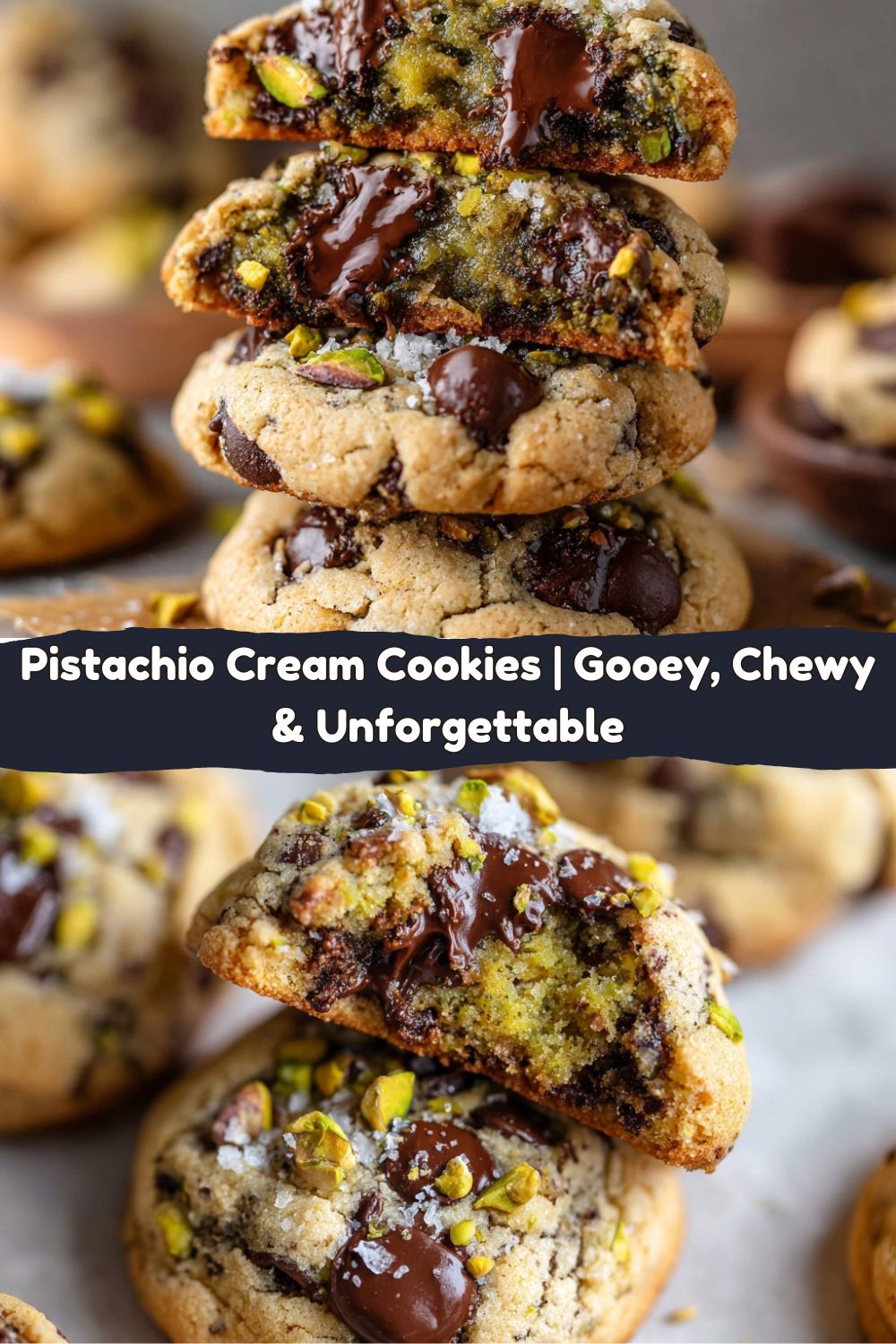 Pistachio Cream Cookies