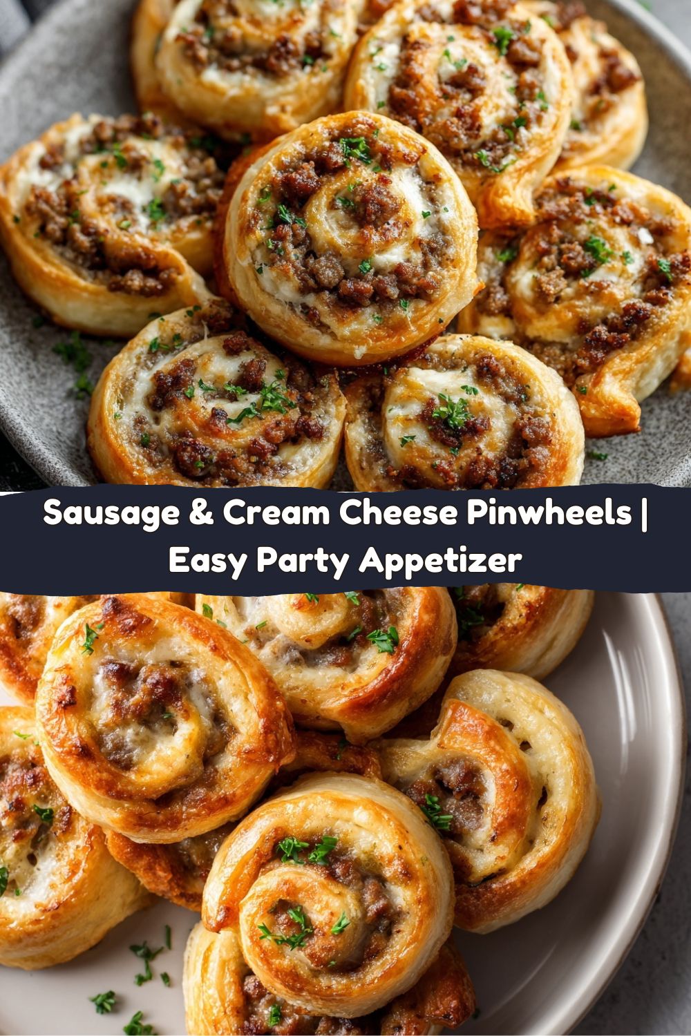 Sausage and Cream Cheese Pinwheels