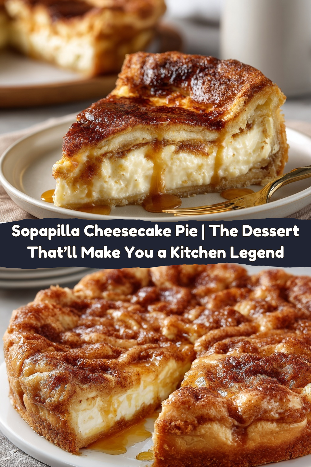 Sopapilla Cheesecake Pie