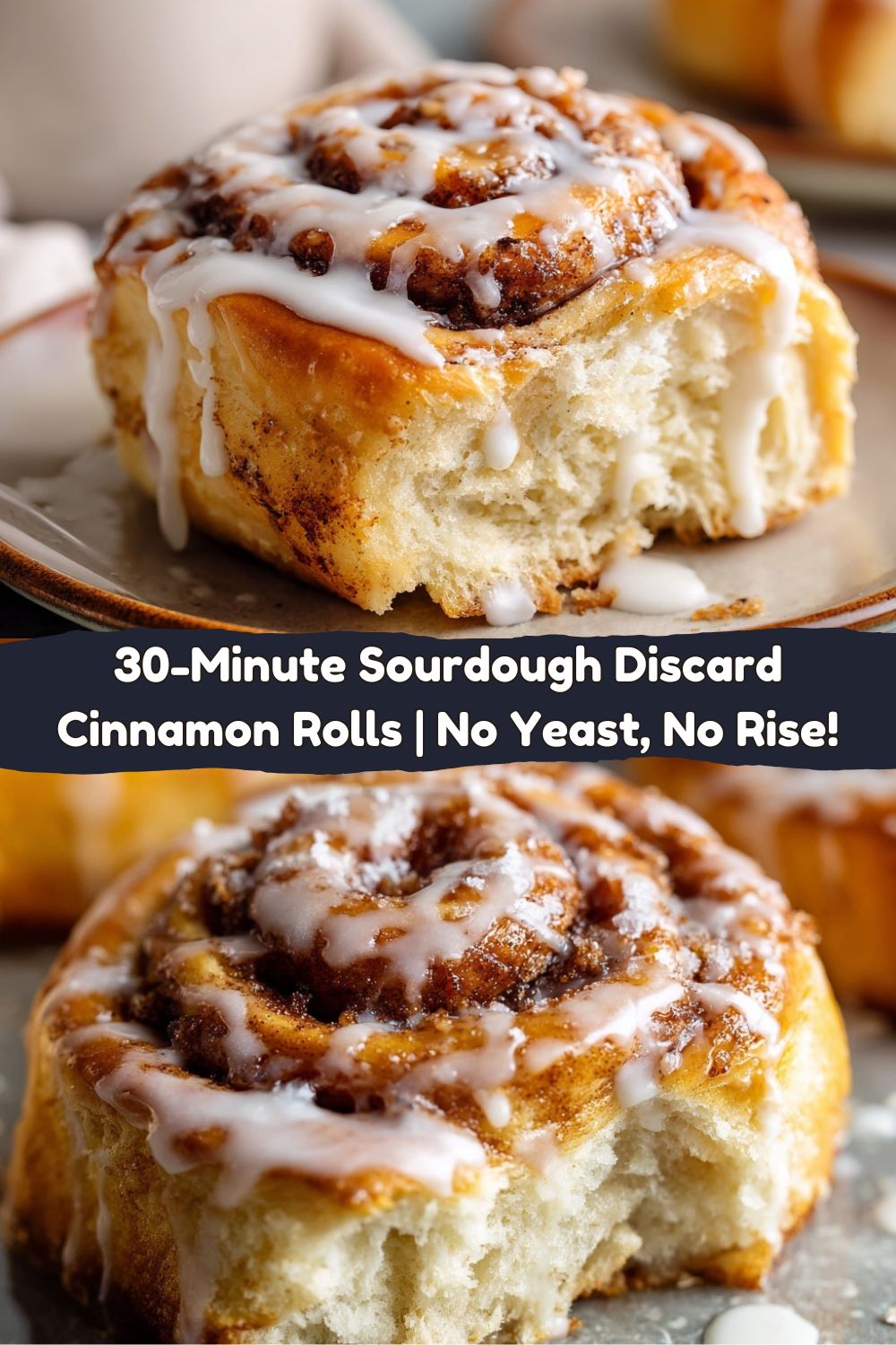 Sourdough Discard Cinnamon Rolls