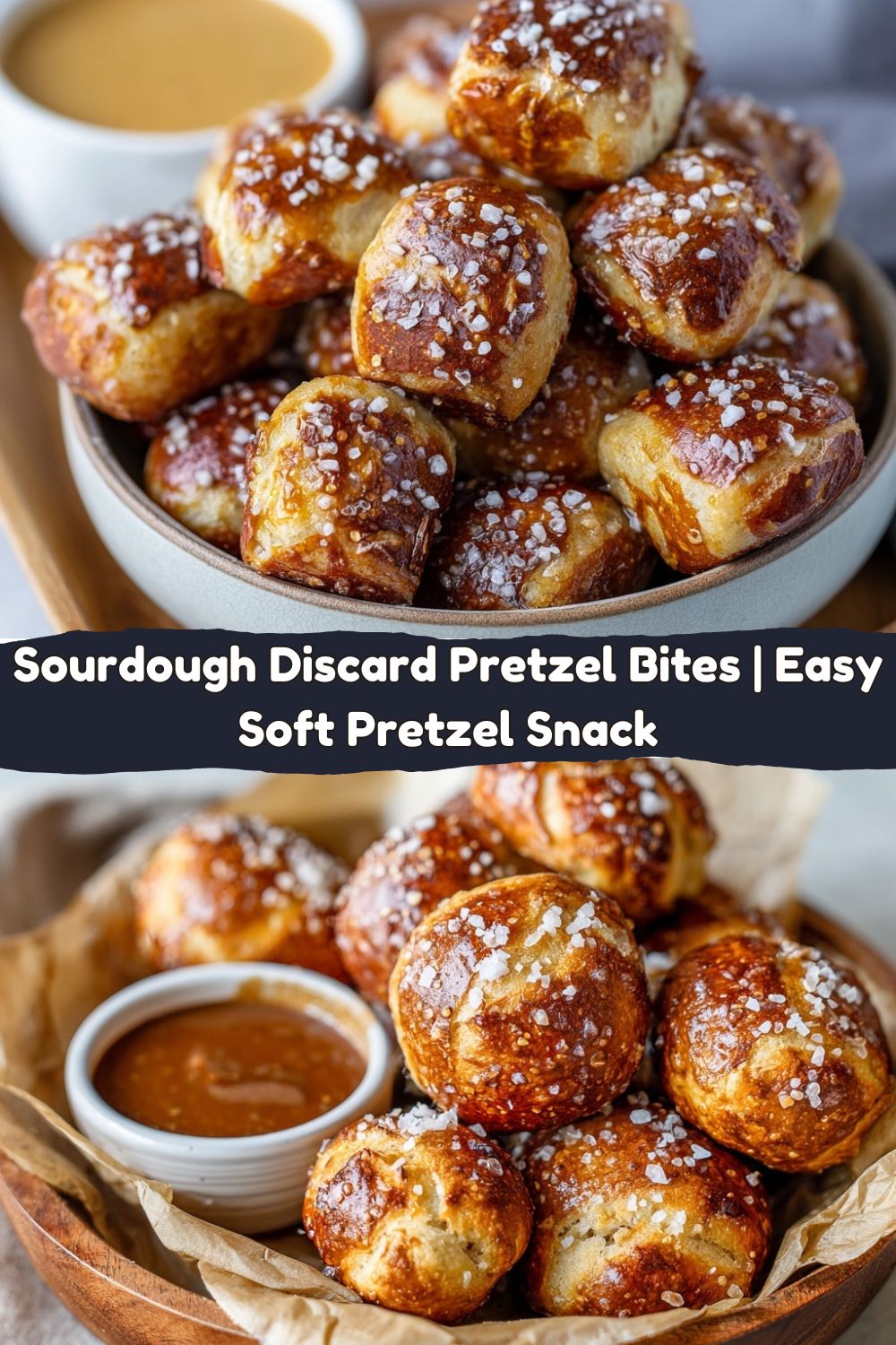 Sourdough Discard Pretzel Bites