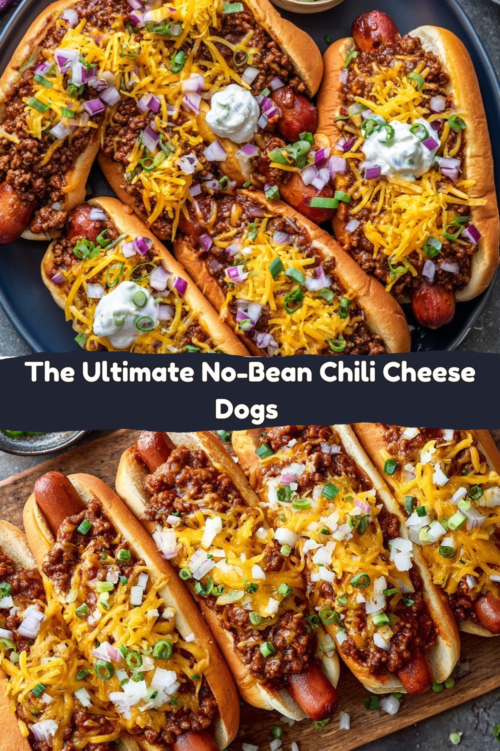 Chili Cheese Dogs (No-Bean Chili)