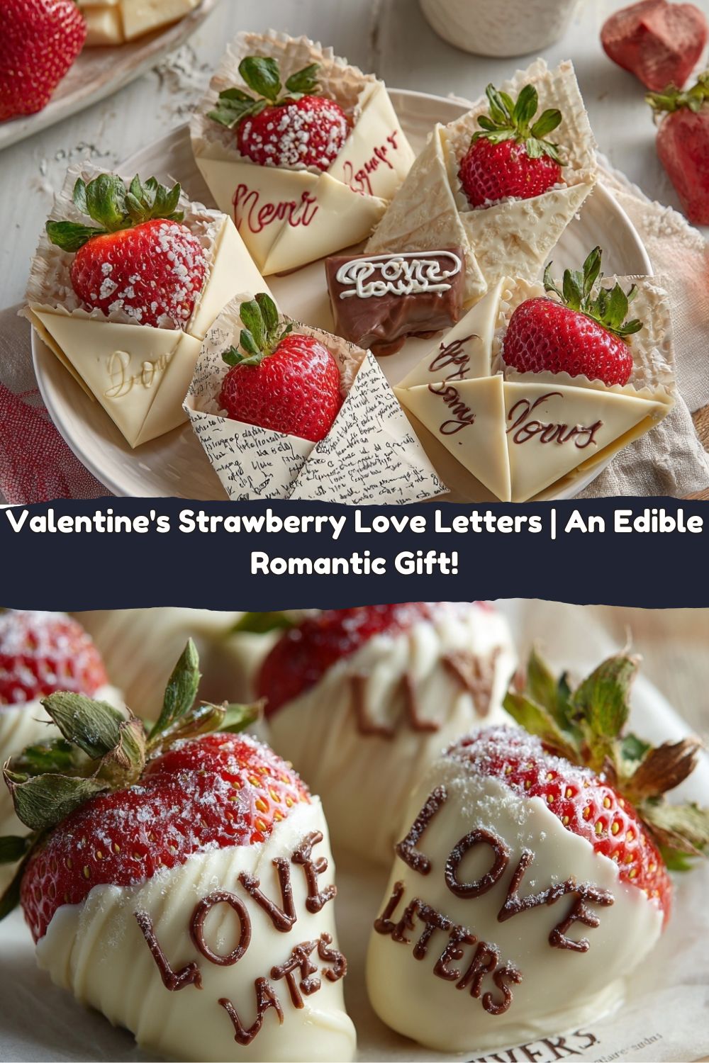 Valentine’s Day Strawberry Love Letters
