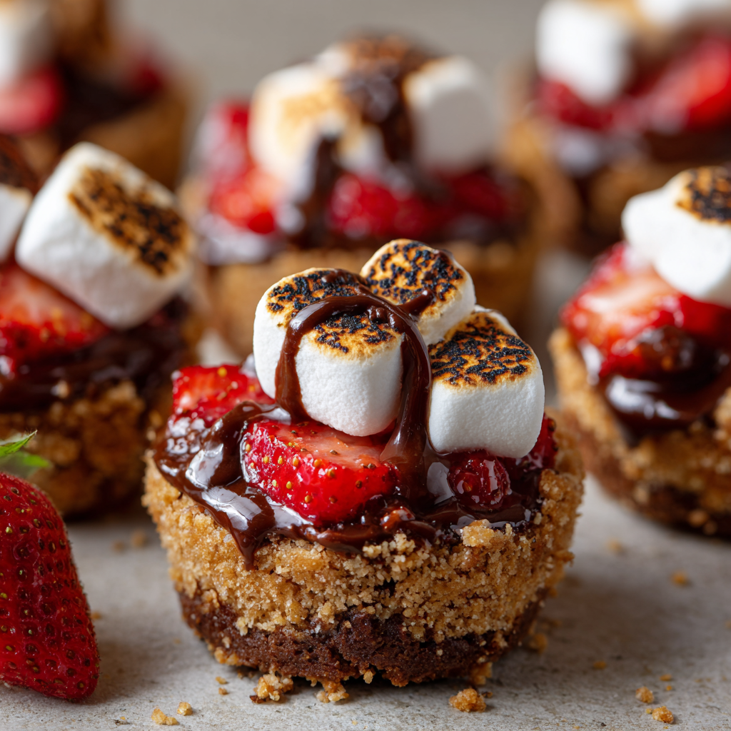 Strawberry S’mores Cups