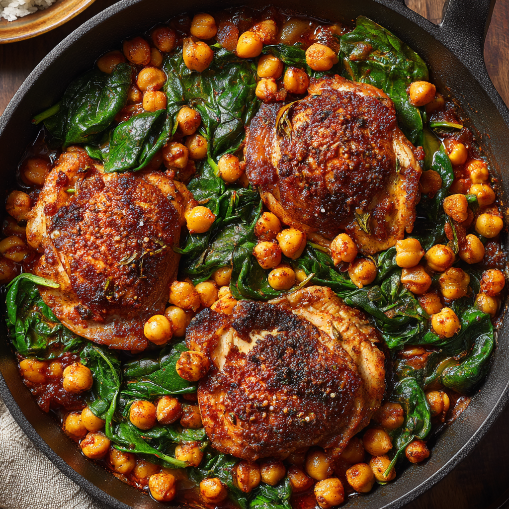 Smoky Paprika Chicken & Chickpea Bake