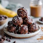 No-Bake Protein Brownie Bites