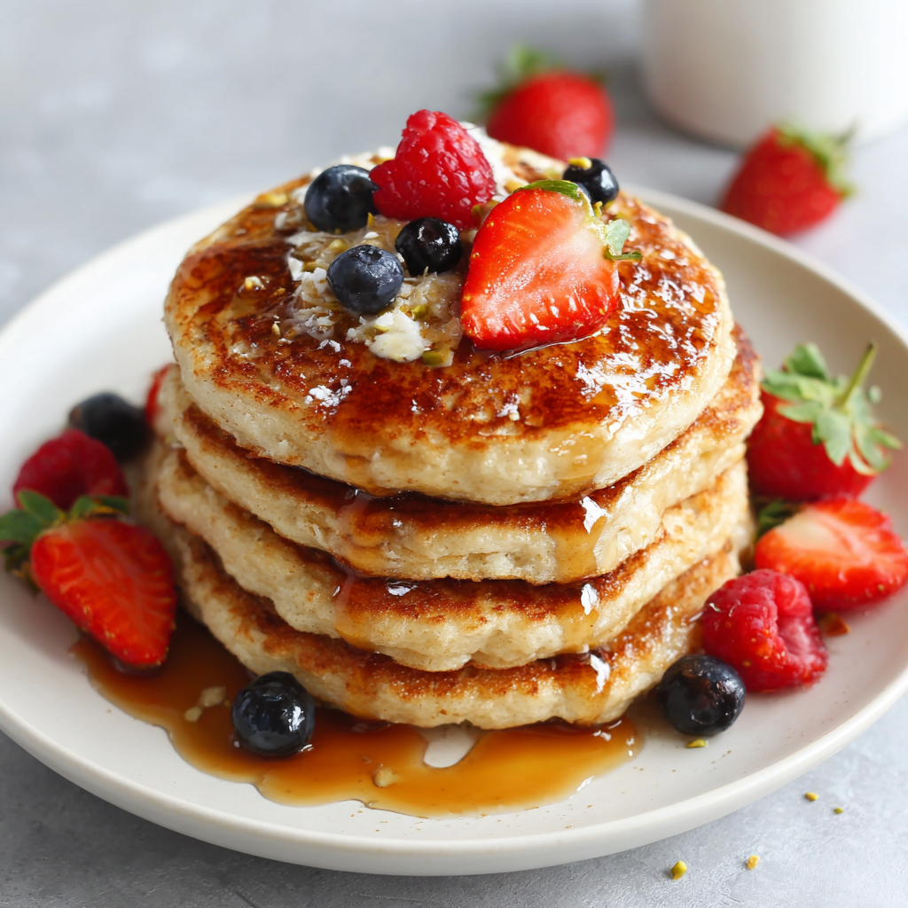 Fluffy High-Protein Pancakes