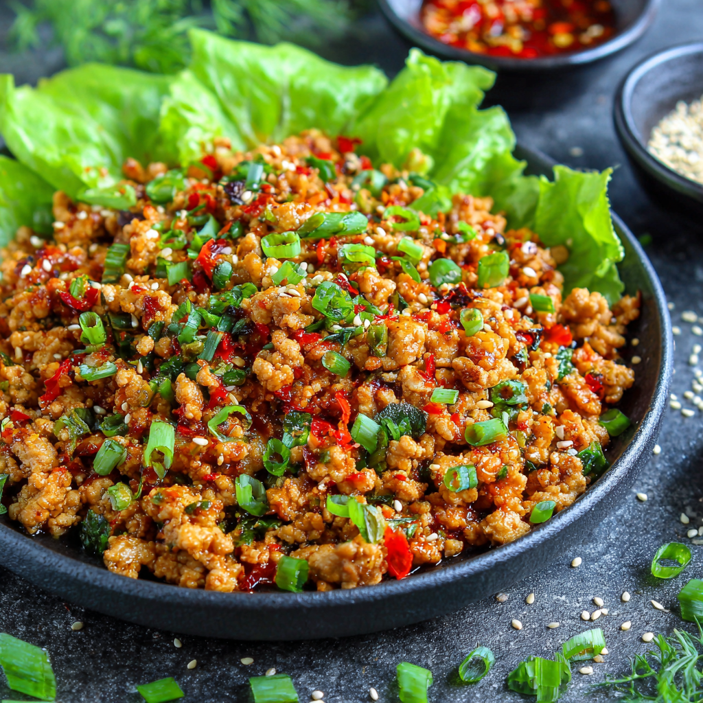 Low Carb Firecracker Ground Chicken
