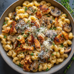 Chicken Marsala Mac & Cheese