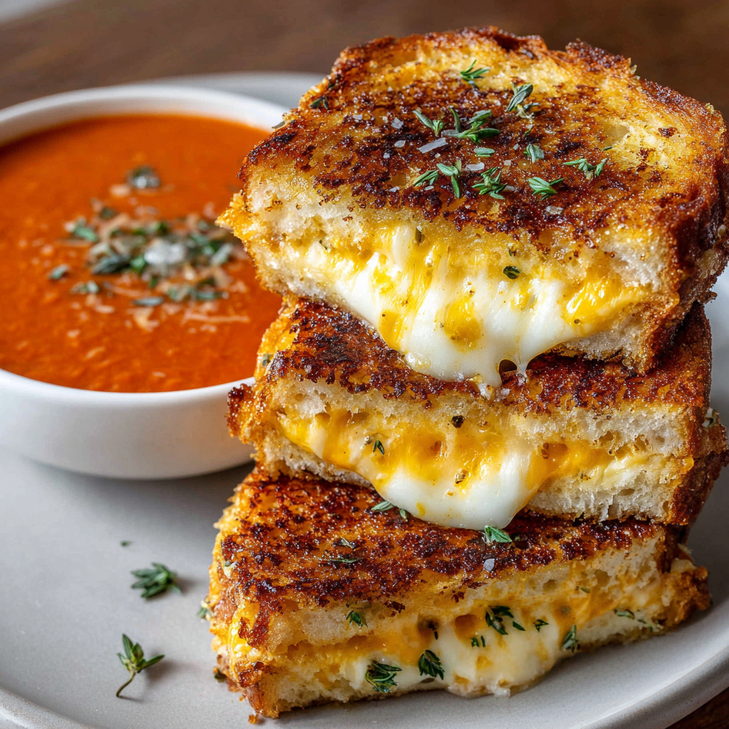 Ultimate Grilled Cheese & Tomato Soup