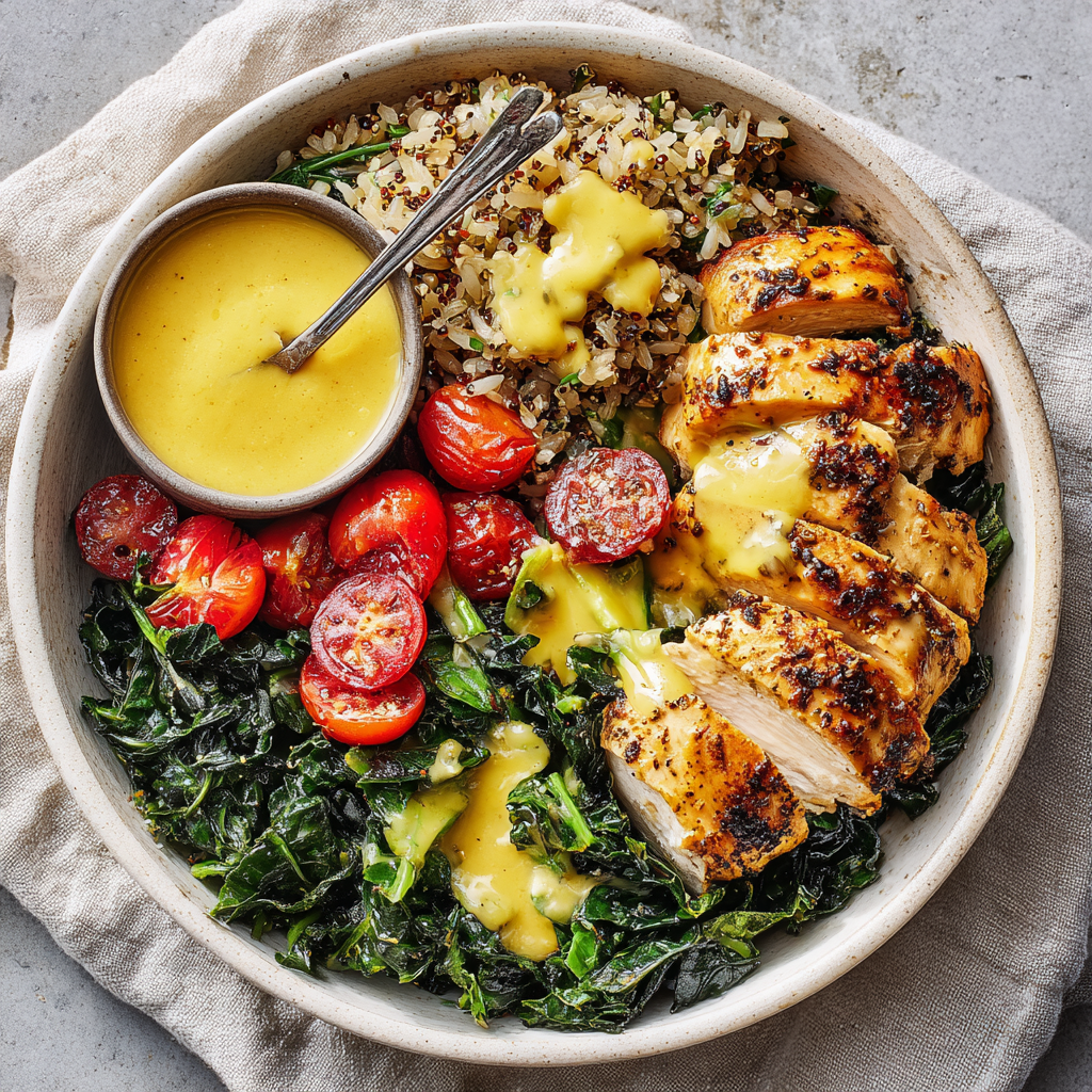 Honey-Mustard Chicken Bowls