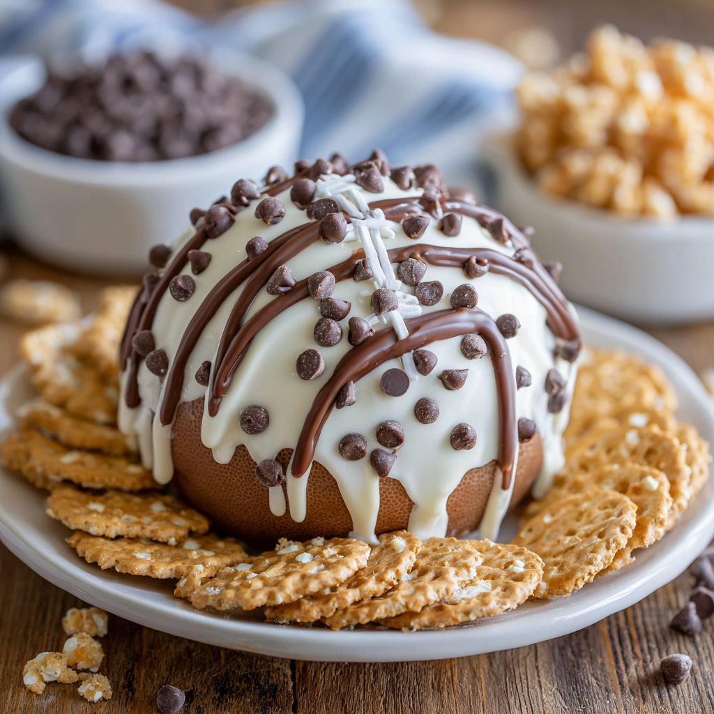 Football Cookie Dough “Dip Ball”