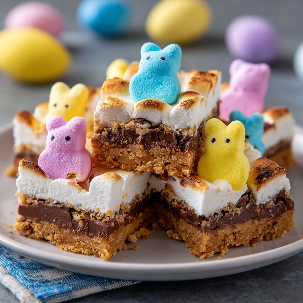 Peeps S’mores Bars