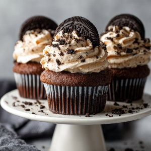 Ultimate Chocolate Oreo Cupcakes