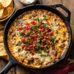 Cast Iron Taco Cheese Dip