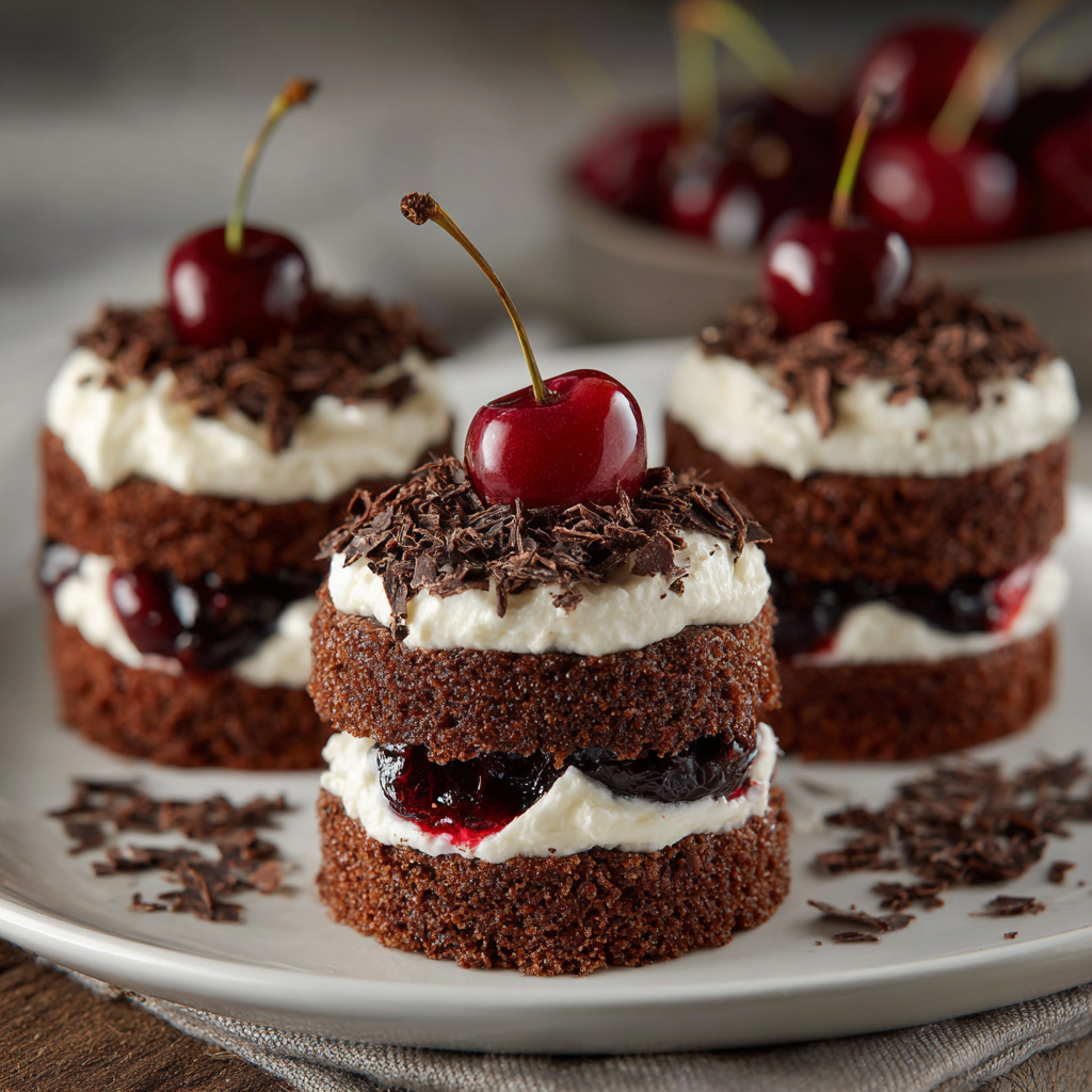 Black Forest Mini Cakes