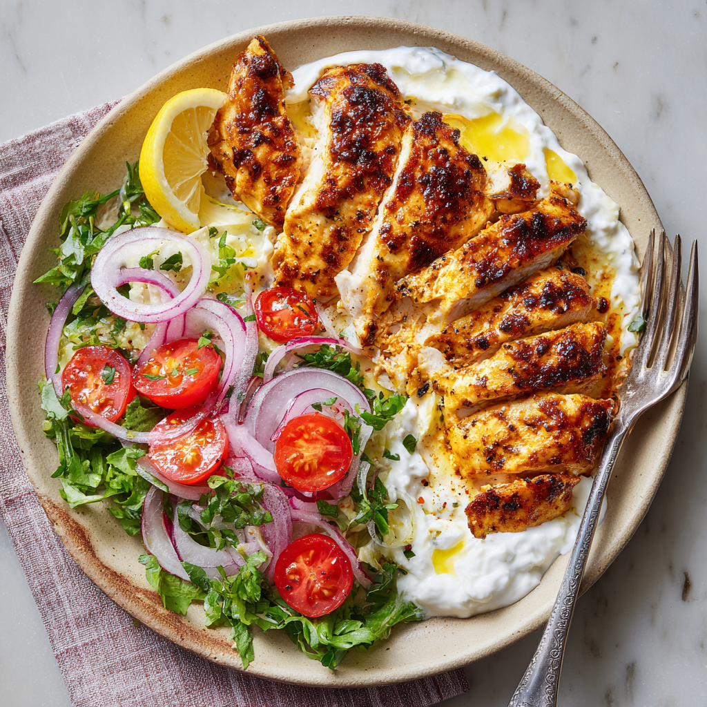 Yogurt-Marinated Roasted Chicken Breast