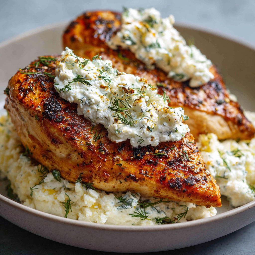 Whipped Feta Chicken Breast