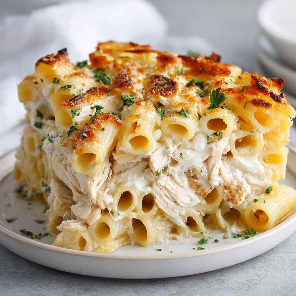 Million Dollar Chicken Alfredo Bake