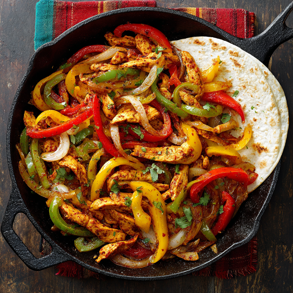 Sizzling Chicken Fajitas Recipe