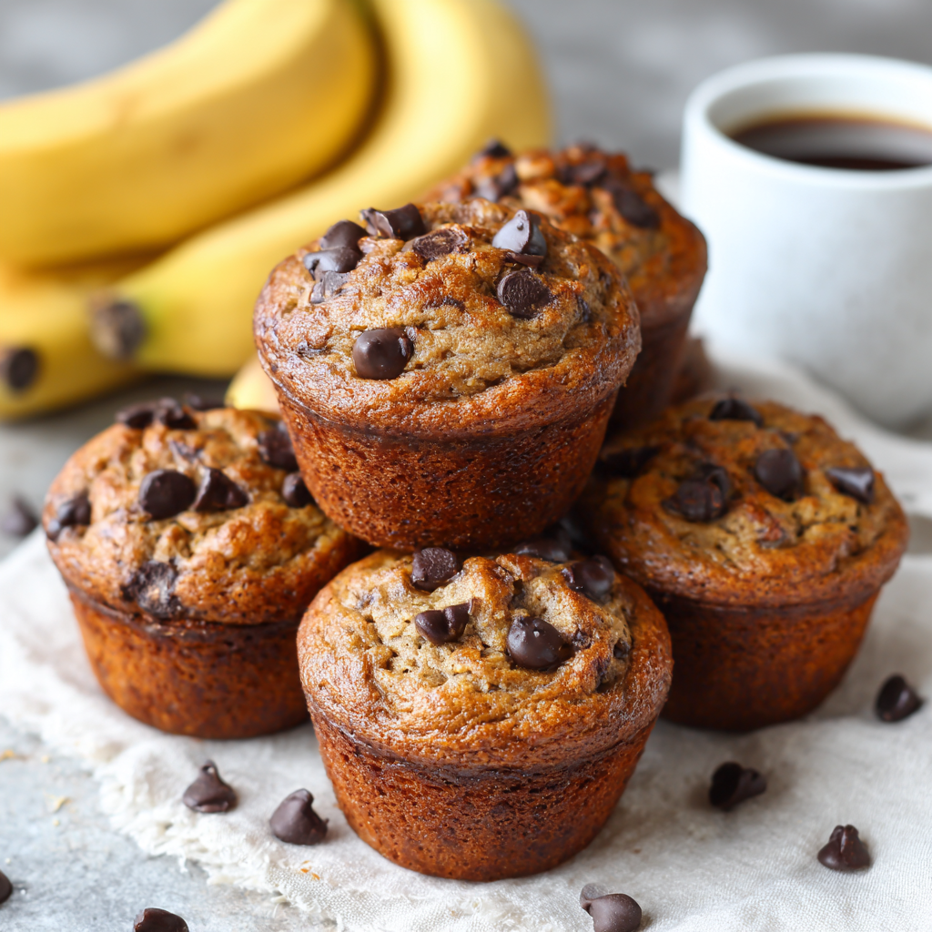 Protein Chocolate Chip Muffins