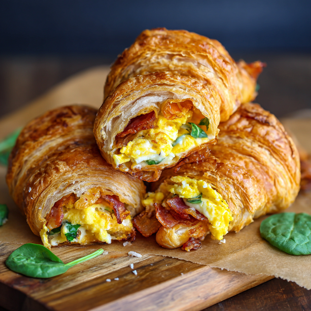 Croissant Breakfast Wraps