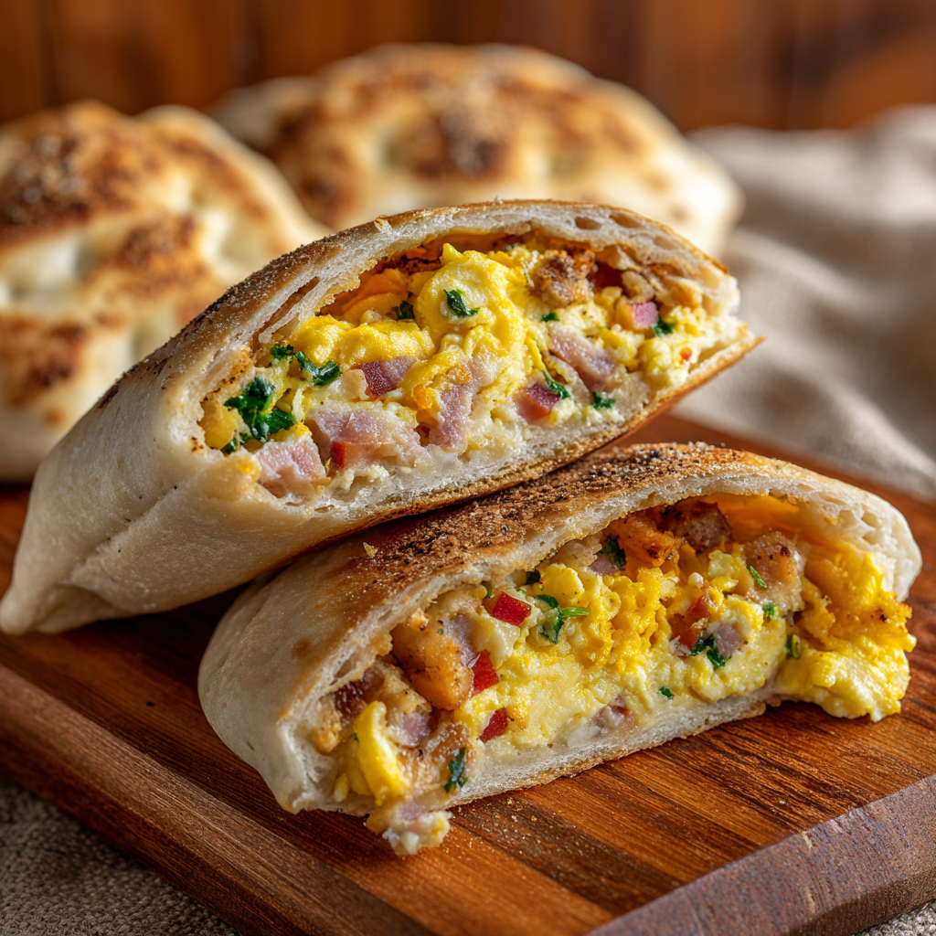 Stuffed Breakfast Pockets