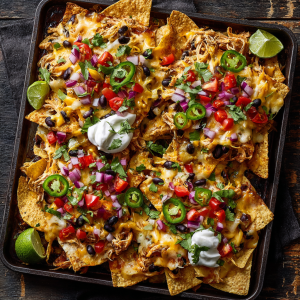 Loaded Chicken Nachos Recipe