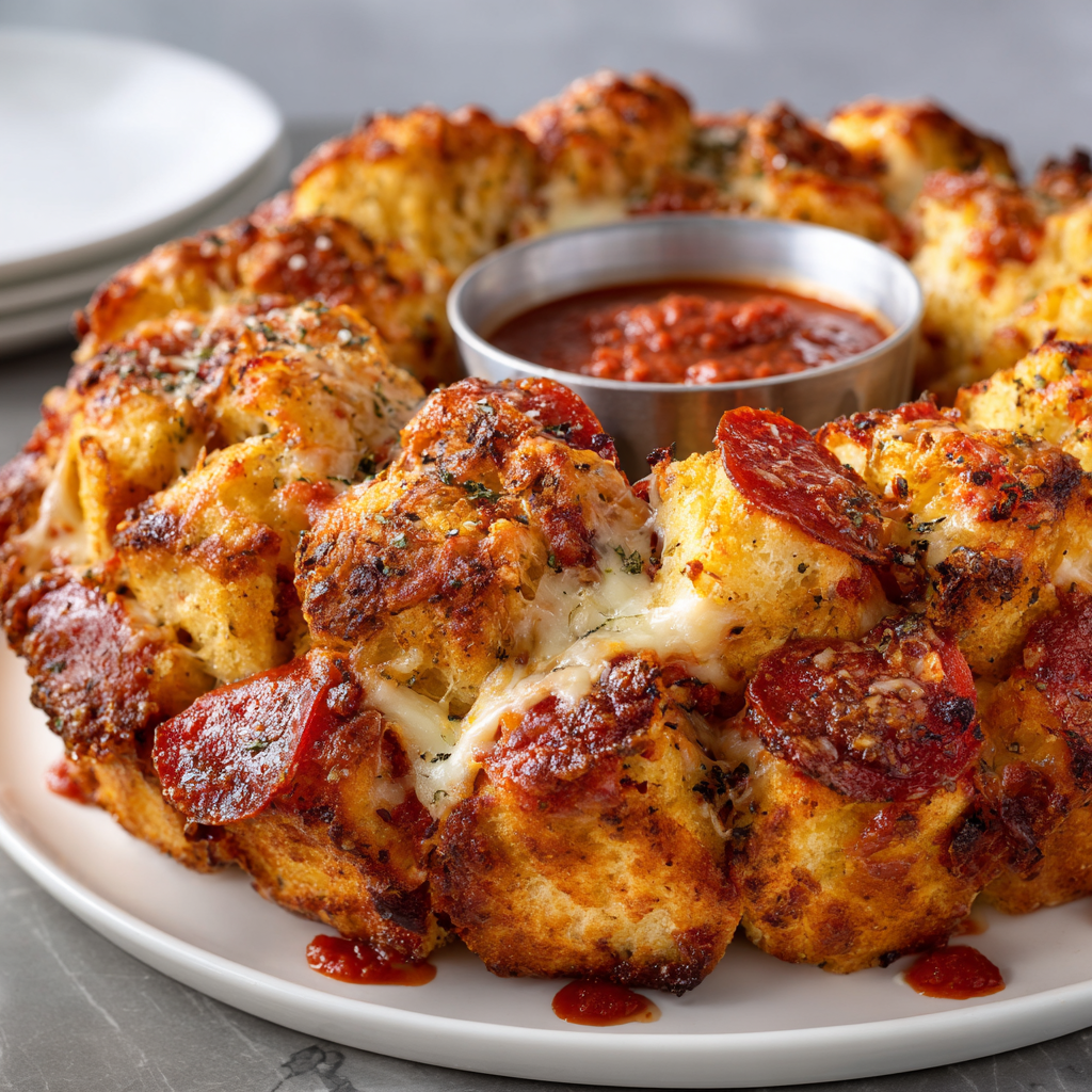 Pizza Monkey Bread Pull-Apart