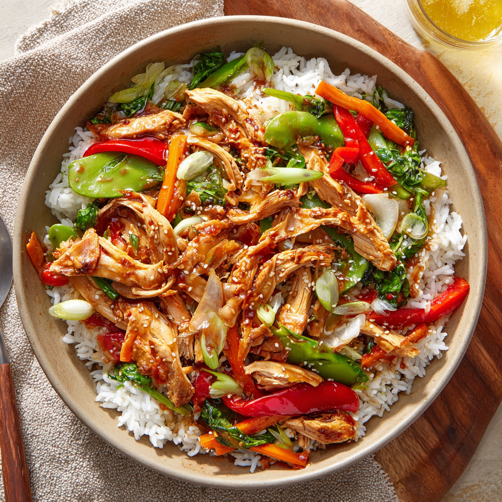 Shaved Chicken Breast Stir-Fry