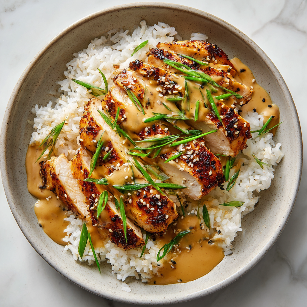 Miso-Tahini Chicken Breast