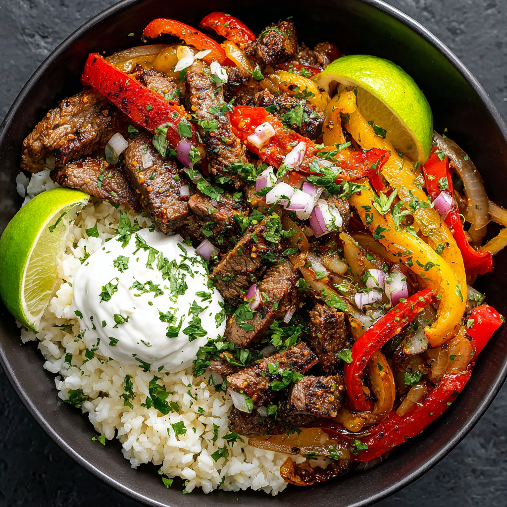 Steak Fajita Bowls