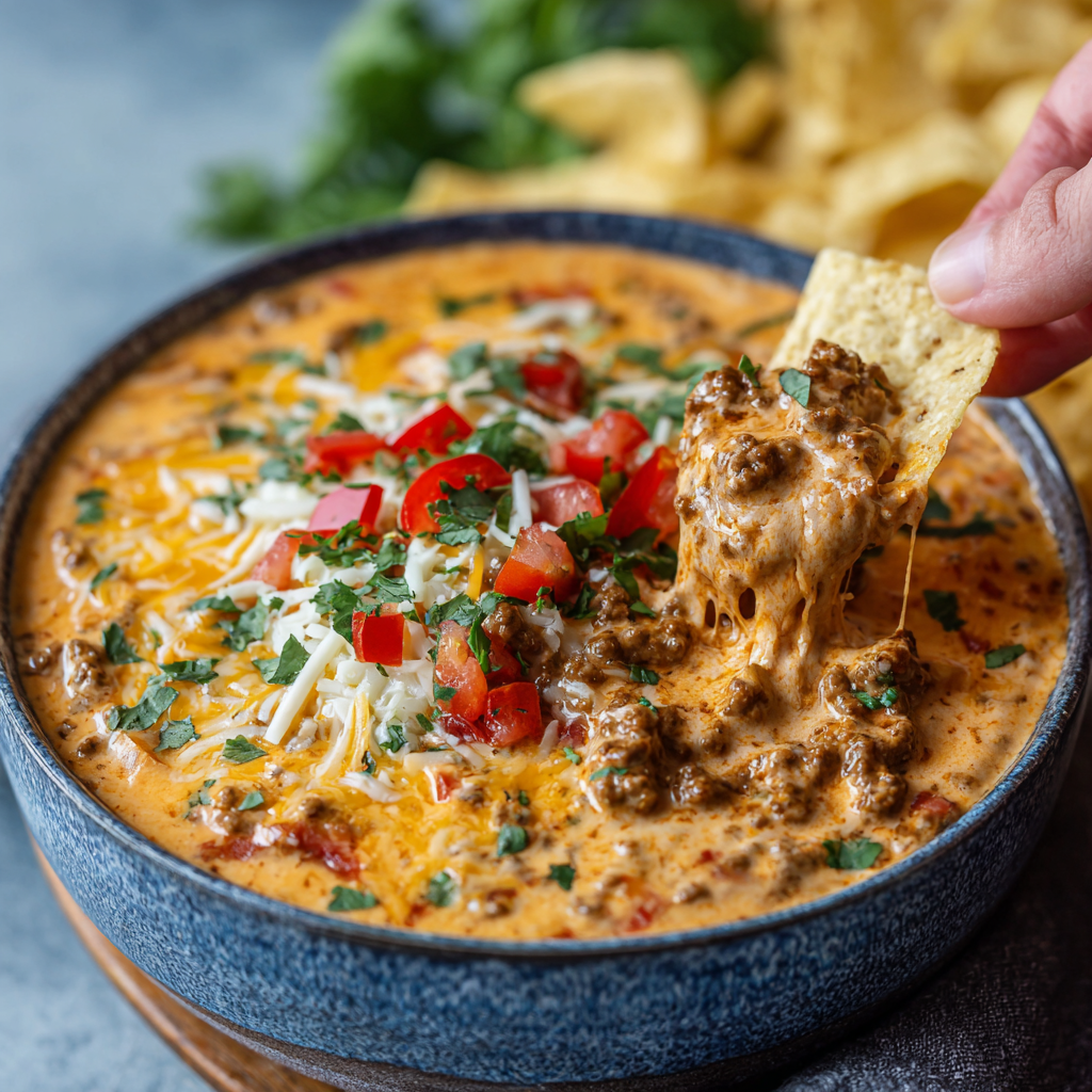 High Protein Queso Dip