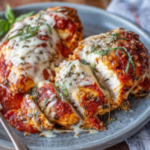 Pizza-Stuffed Chicken