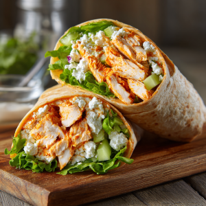 Buffalo Cottage Cheese Wrap