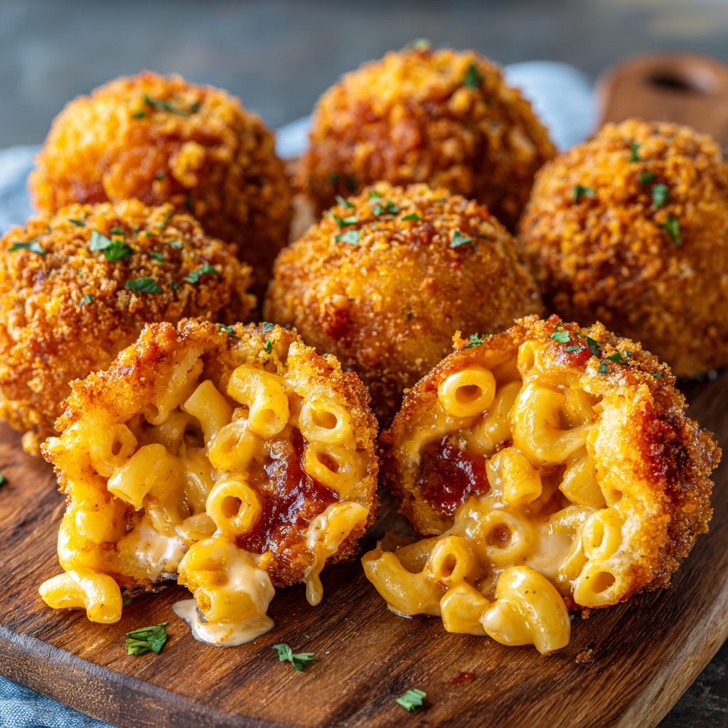 Mac & Cheese Chili Bombs