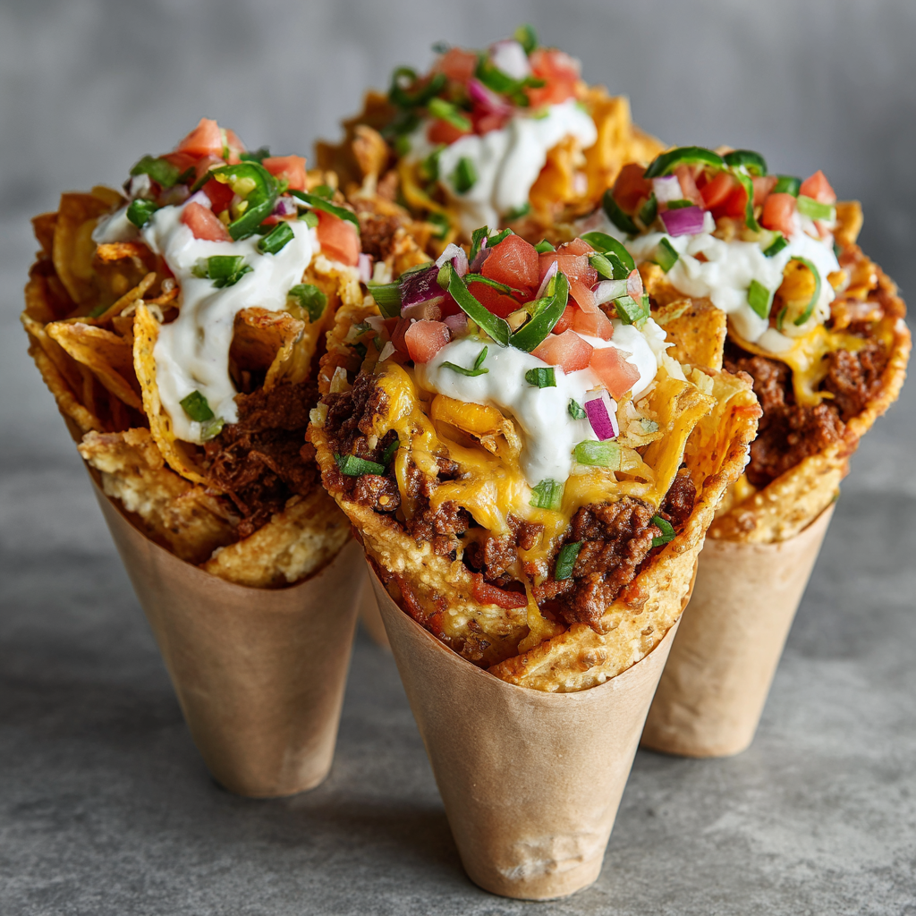 Loaded Nacho Cones