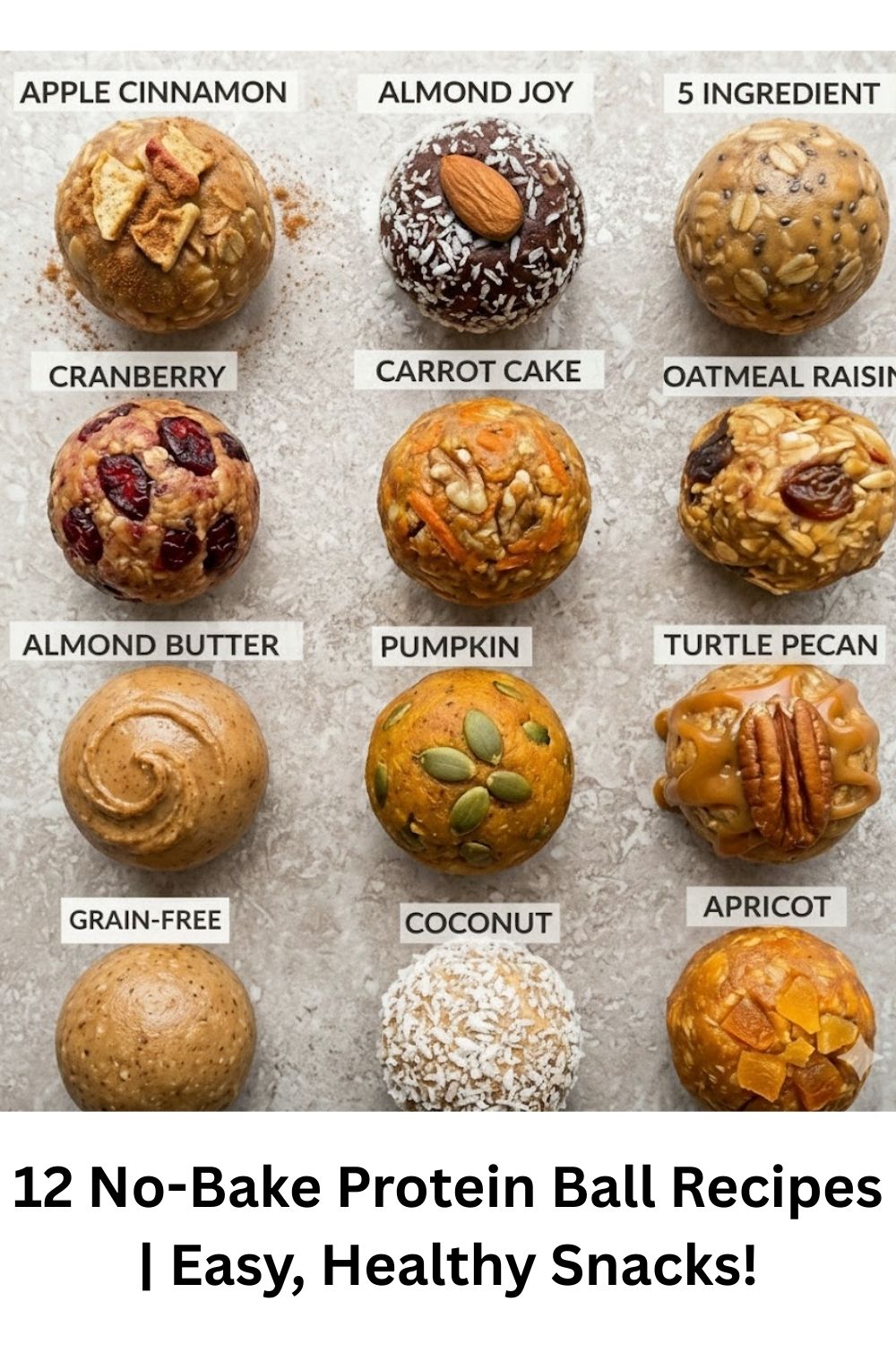 PROTEIN BALLS - 12 WAYS