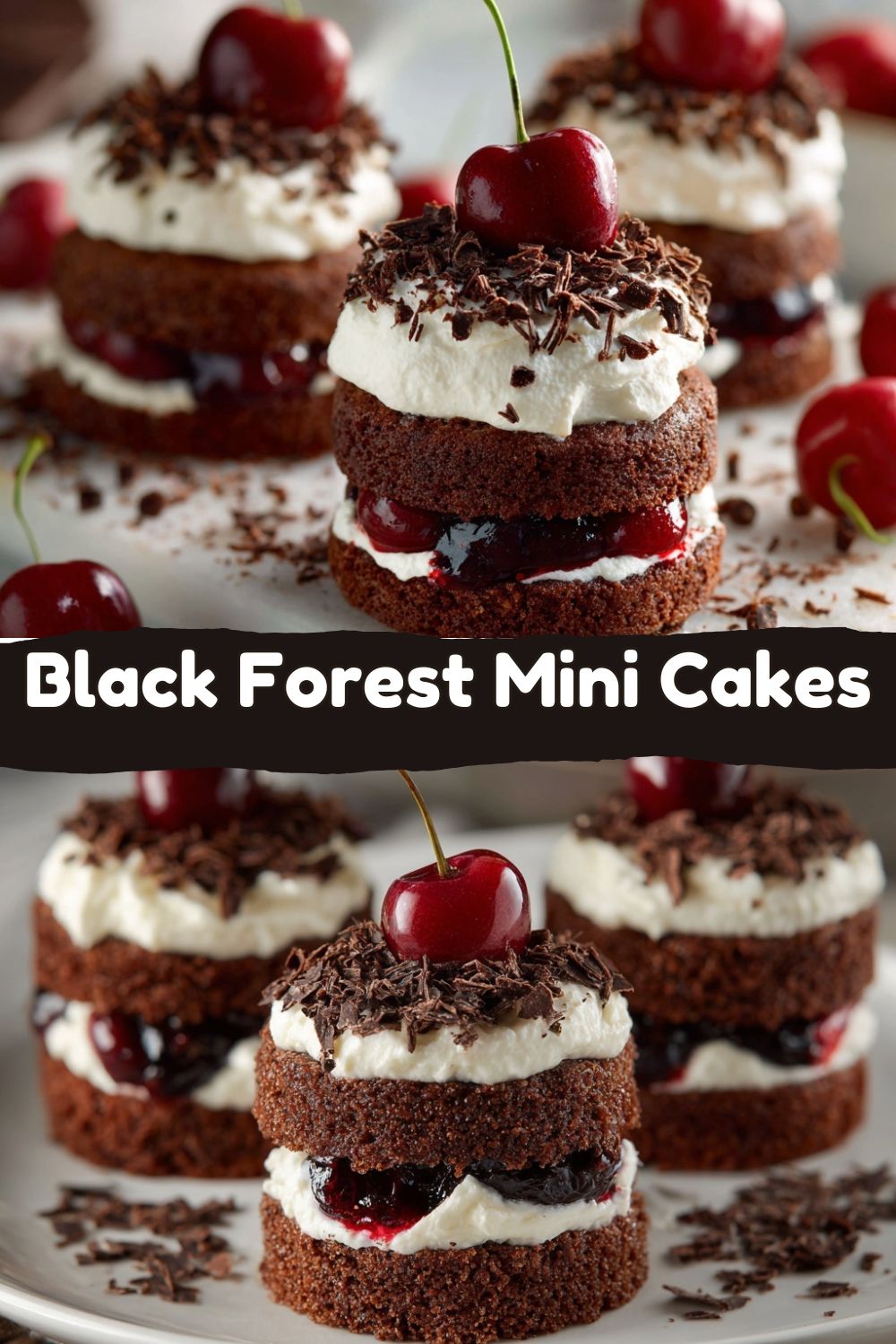 Black Forest Mini Cakes