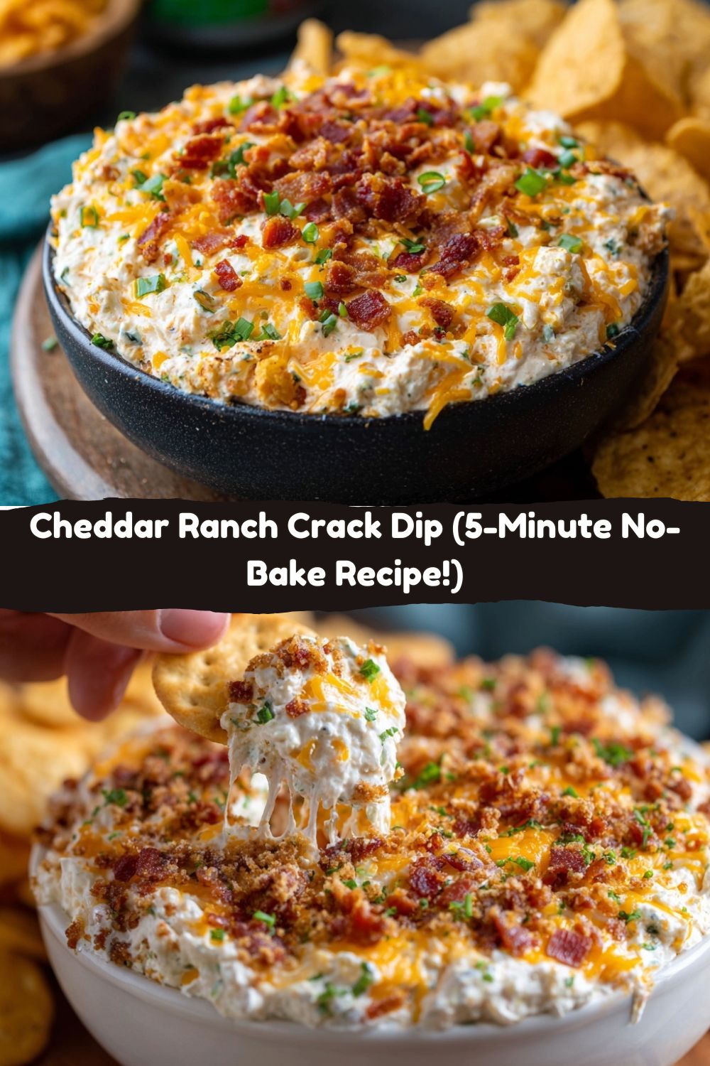 Cheddar Ranch Crack Dip