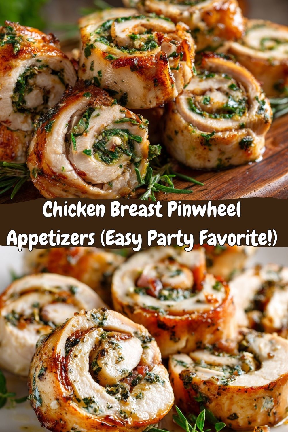 Chicken Breast Pinwheel Appetizers