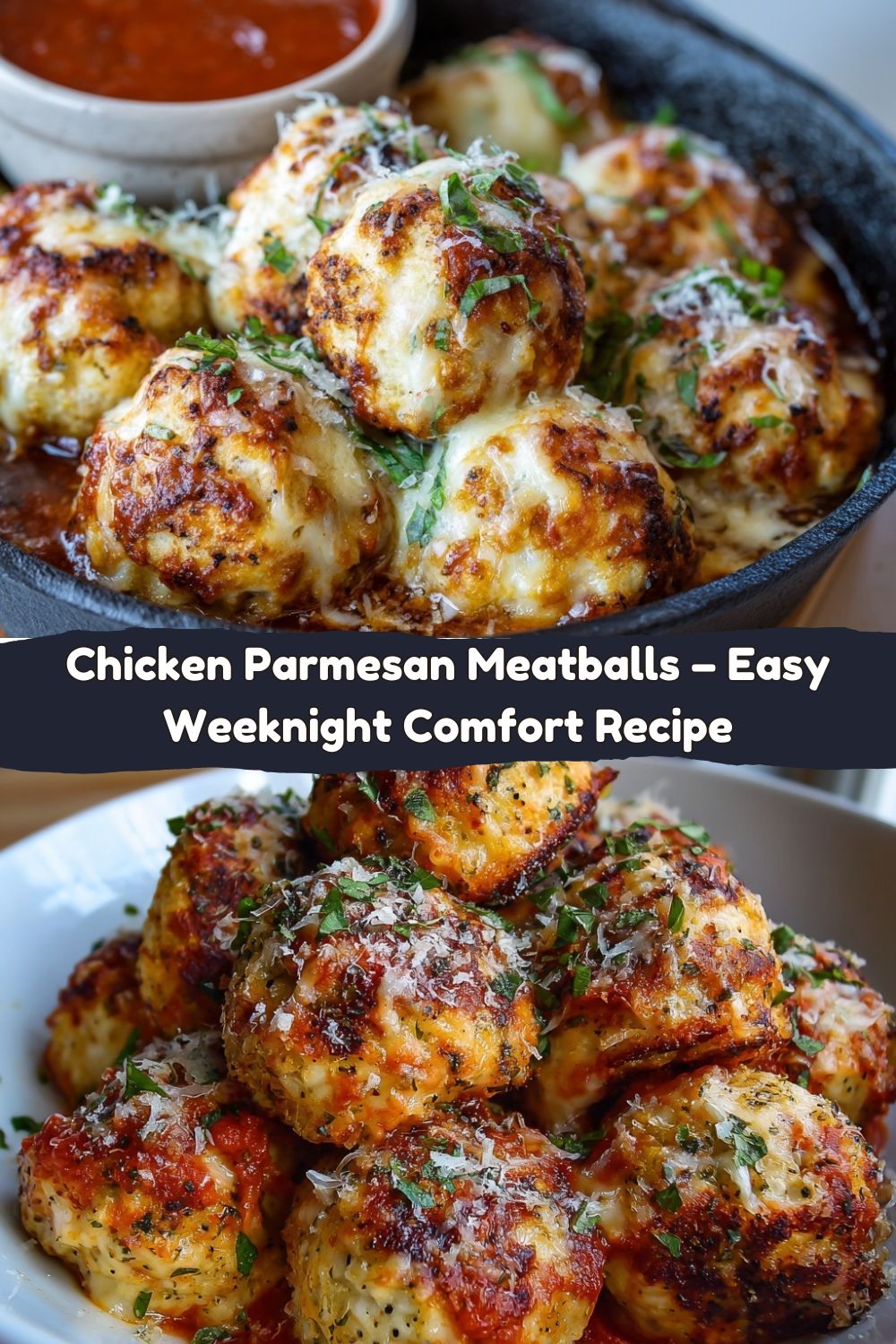 Chicken Parmesan Meatballs