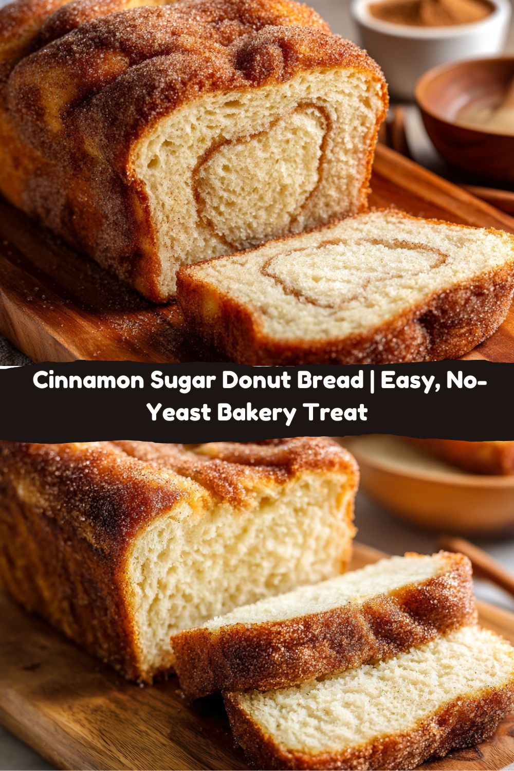 Cinnamon Sugar Donut Bread