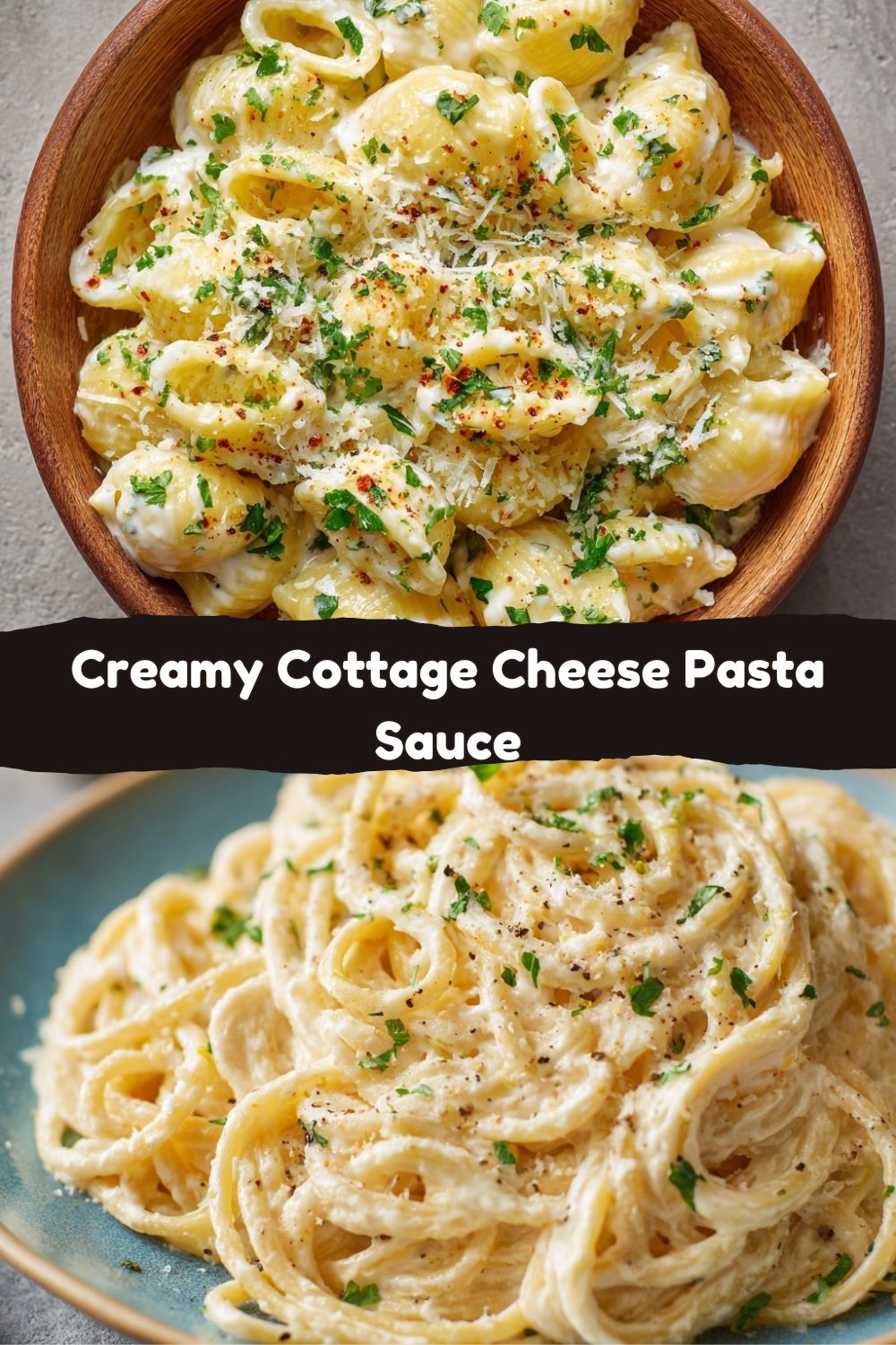 Creamy Cottage Cheese Pasta Sauce