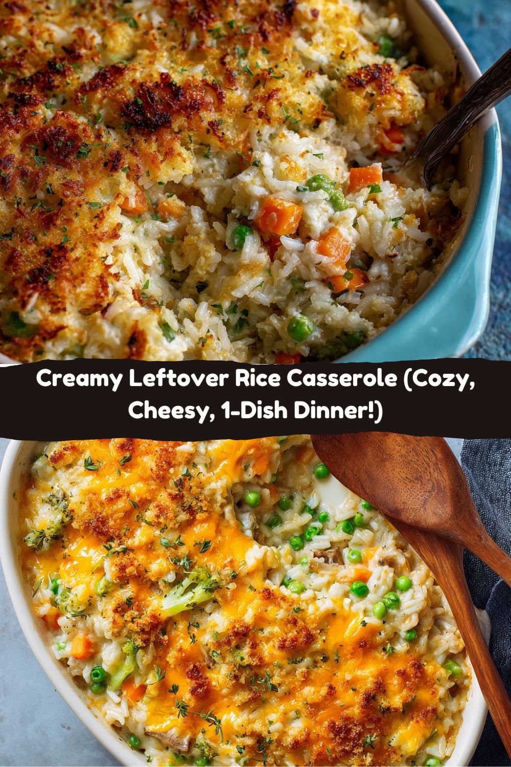 Creamy Leftover Rice Casserole
