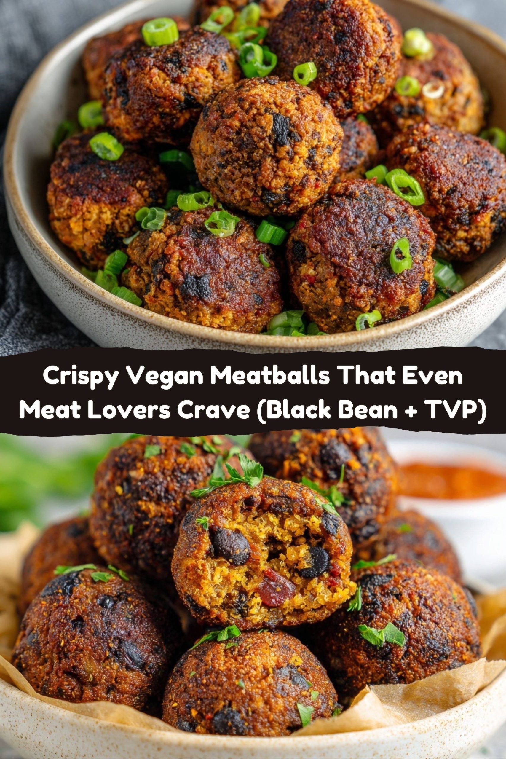 High-Protein Vegan Meatballs