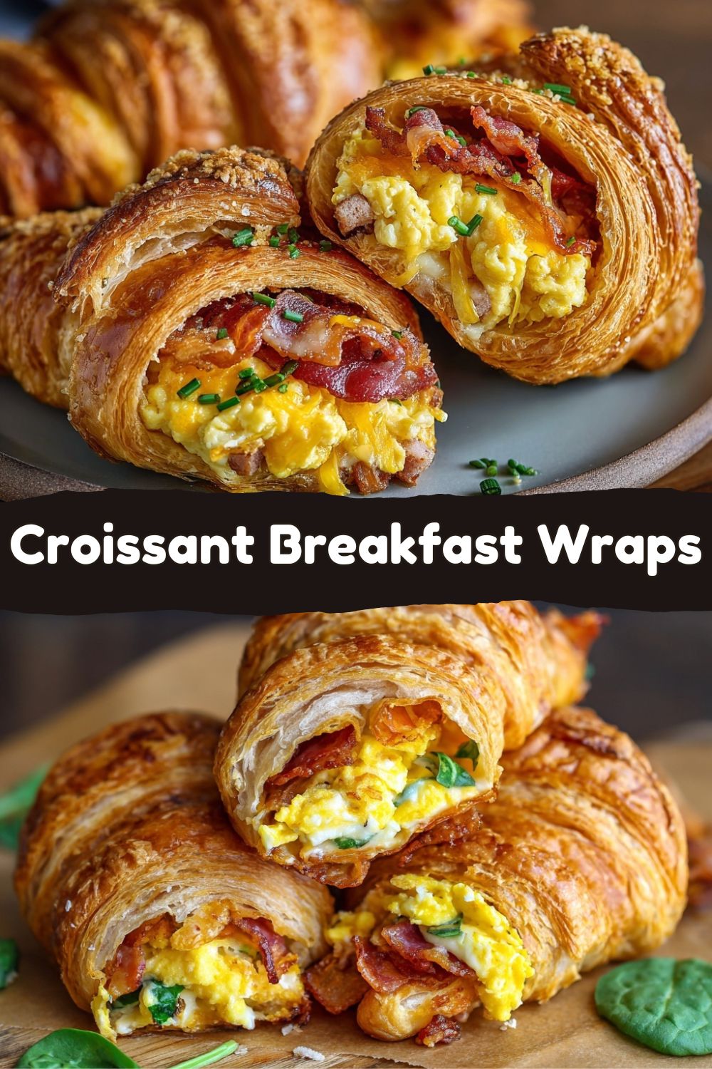 Croissant Breakfast Wraps